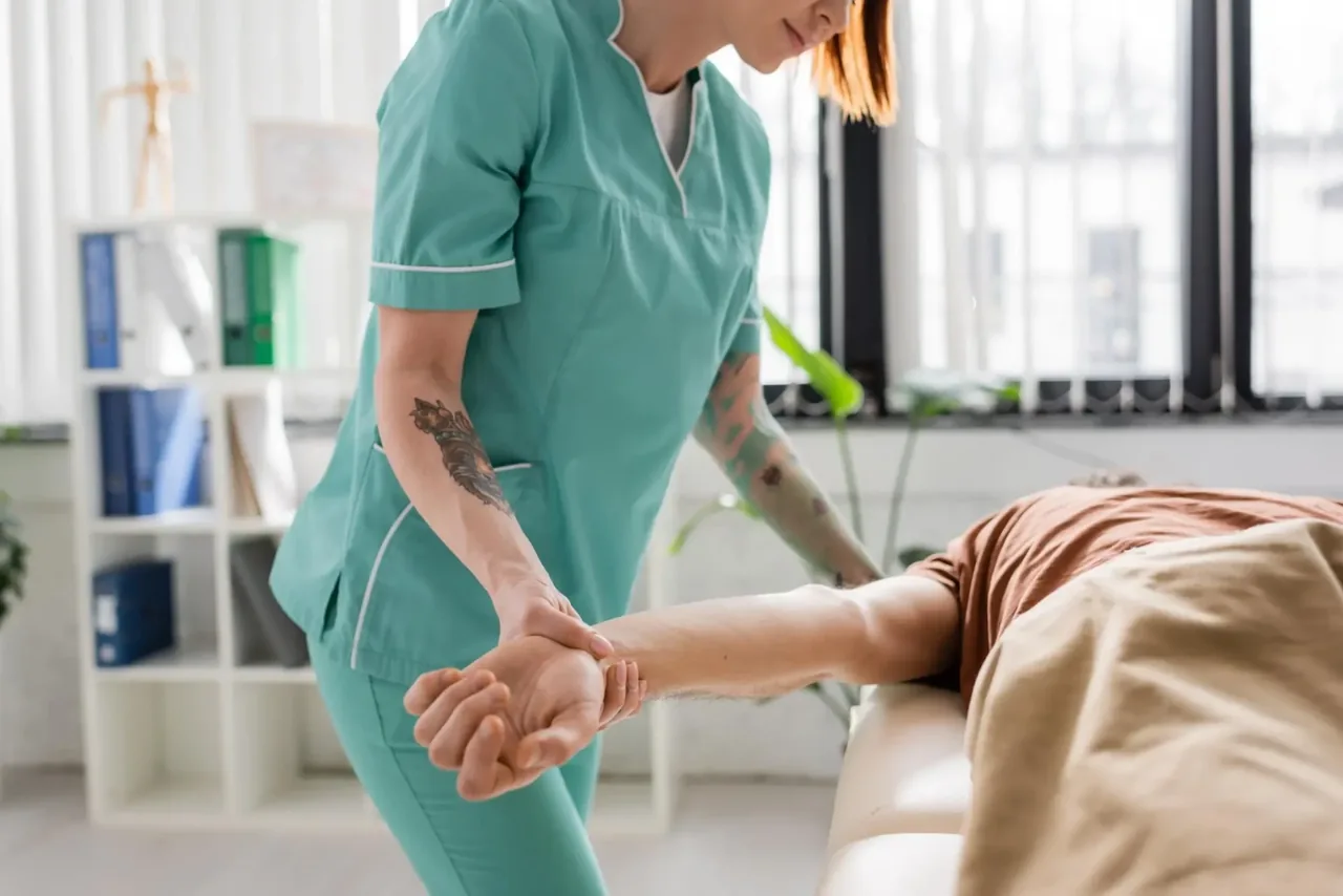 Hands-on manual therapy treatment